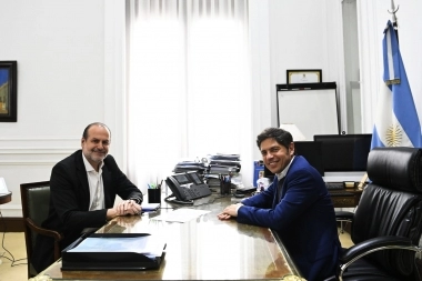 Kicillof recibió a Susbielles en La Plata: planificaron obras hídricas y portuarias para Bahía Blanca