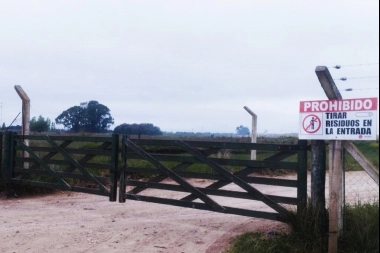 Adolfo Gonzales Chaves implementa el cierre del basural para prevenir quemas intencionales