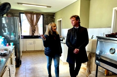 Wesner recorrió las instalaciones del Hogar de Niñas “San José” de Olavarría