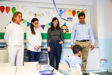 Ramón Lanús recibió a una funcionaria de Milei y recorrieron centros educativos