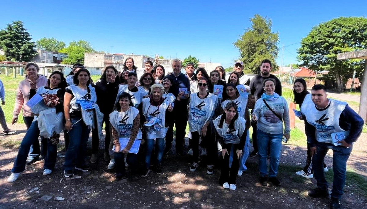 Llega la temporada: Cascallares participó de los operativos de prevención de Dengue