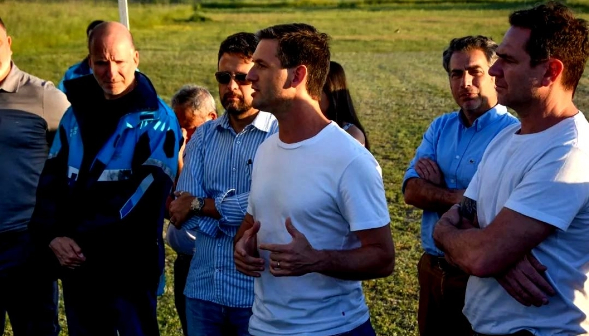 Mantegazza supervisó un operativo de control sobre zonas rurales de San Vicente