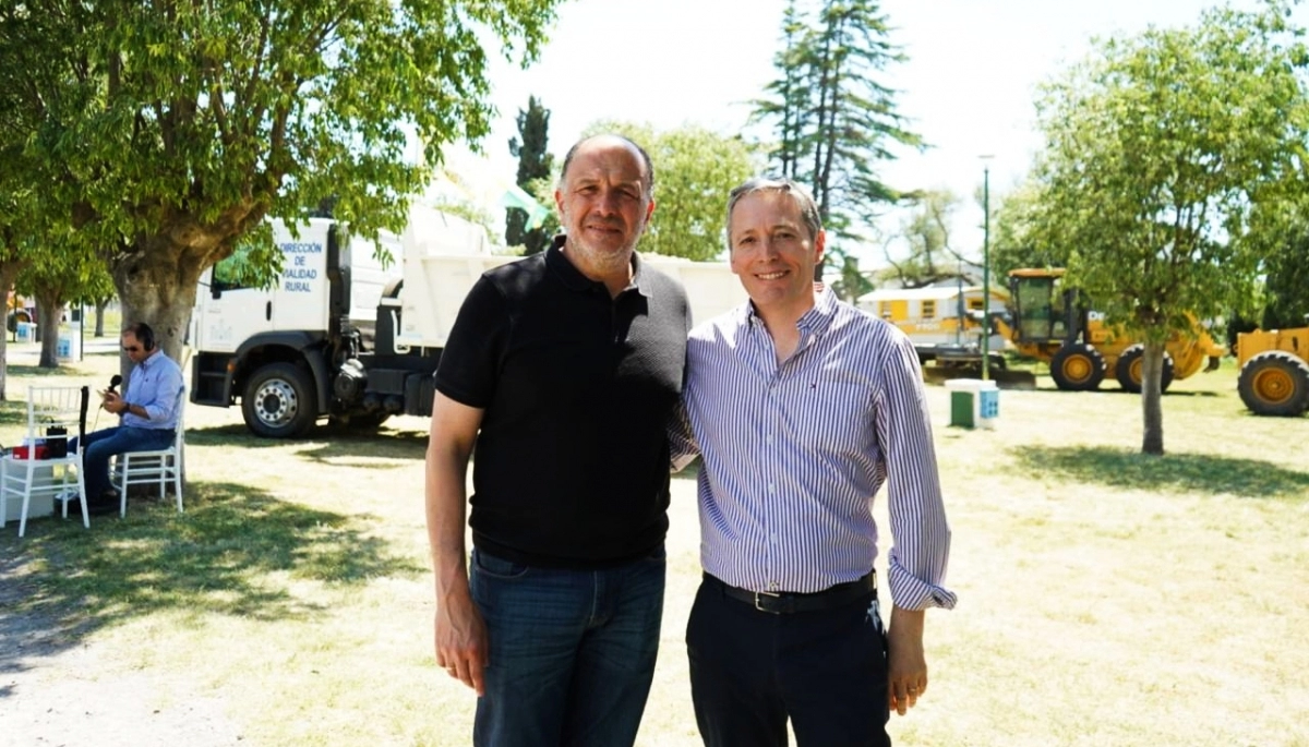 Visita express: Gray se reunió con Garate y con el presidente del PJ de Tres Arroyos