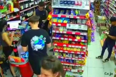 Terror en zona norte: embarazada y dos cómplices robaron un supermercado la noche de Halloween
