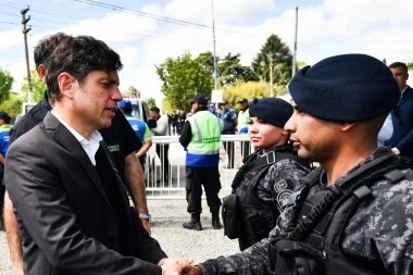 Kicillof inauguró una nueva base de seguridad en Escobar para combatir el crimen organizado