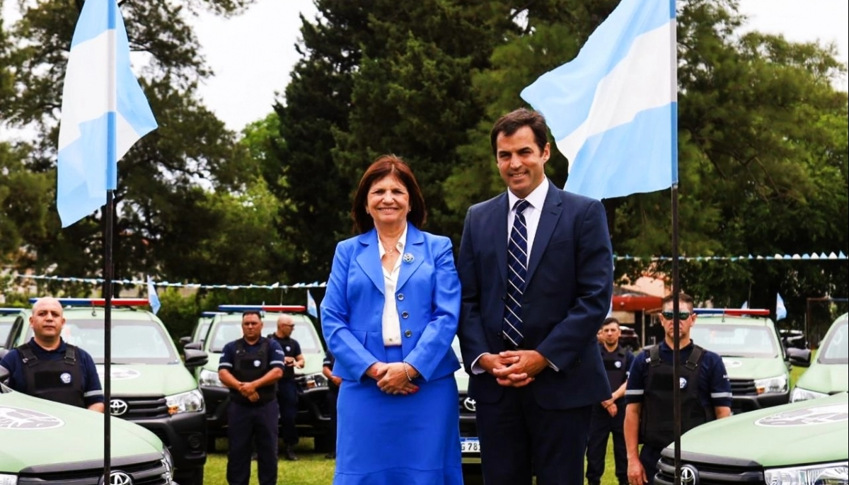 Junto a Bullrich, Ramón Lanús presentó 33 patrulleros nuevos para reforzar la seguridad de San Isidro