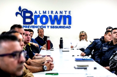 Cascallares analizó los operativos en Almirante Brown con el Ministerio de Seguridad bonaerense