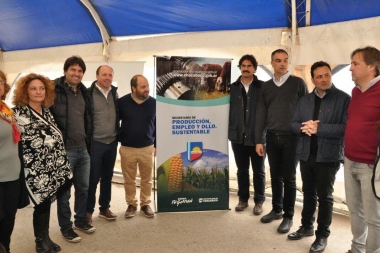 Sarquís visitó Chacabuco y anticipó: "Vamos a tener una campaña gruesa estable"