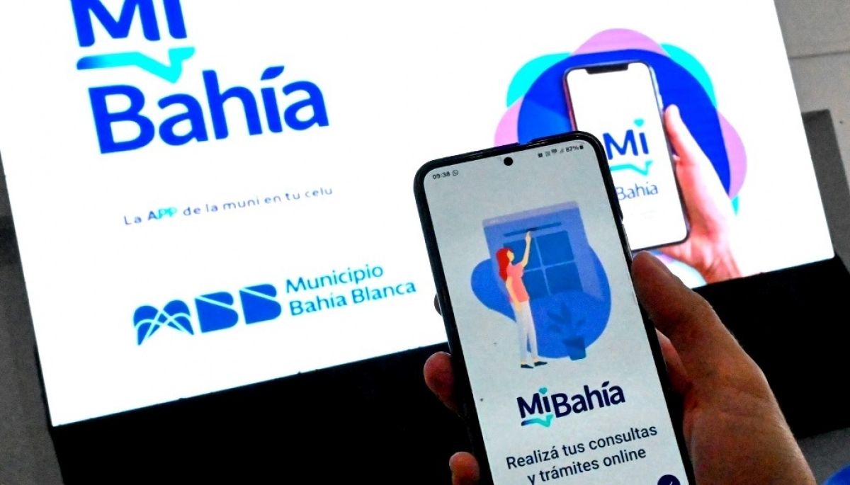 Se lanzó la app MiBahía para los celulares y los bahienses podrán elegir la opción “solicitud de poda”