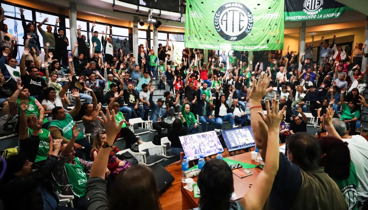 Estatales de ATE paran el jueves en contra del exámen de “idoneidad” que pide Milei