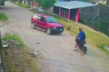 Inseguridad en Morón: jóvenes armados atropellaron a motoquero para robarle