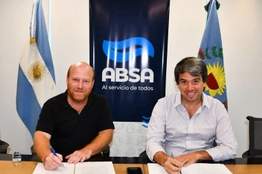 Wischnivetzky y ABSA acordaron mejorar la provisión de agua potable para Mar Chiquita