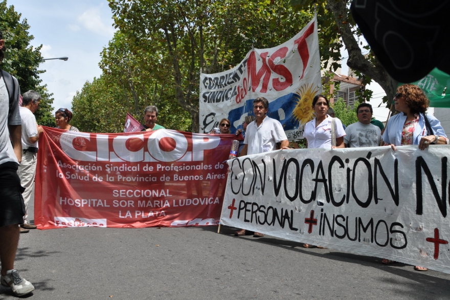 CICOP inició jornada de protesta en reclamo de cumplimiento del acuerdo paritario