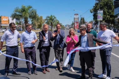 En Ezeiza: Kicillof encabezó la inauguración de un tramo de la Ruta Provincial N°58