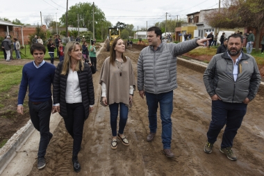 Vidal supervisó obras en Nueve de Julio: "Estamos haciendo lo que estuvo pendiente muchos años"