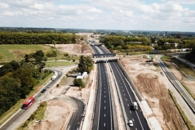 Zurro mostró los avances del Municipio de Pehuajó sobre las obras en la Ruta Nacional N°5