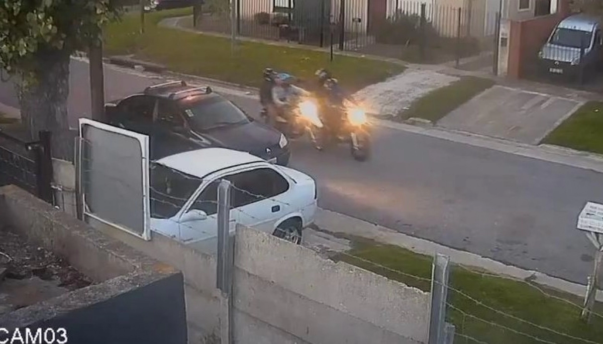 Allanaron y detuvieron a motochorros fanáticos de las Honda