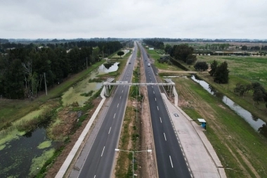 Se terminó la obra para la duplicación de calzada de la Ruta Provincial 58