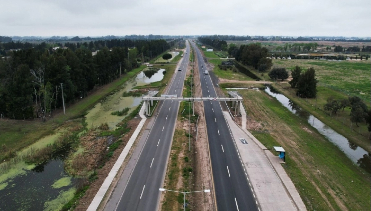 Se terminó la obra para la duplicación de calzada de la Ruta Provincial 58