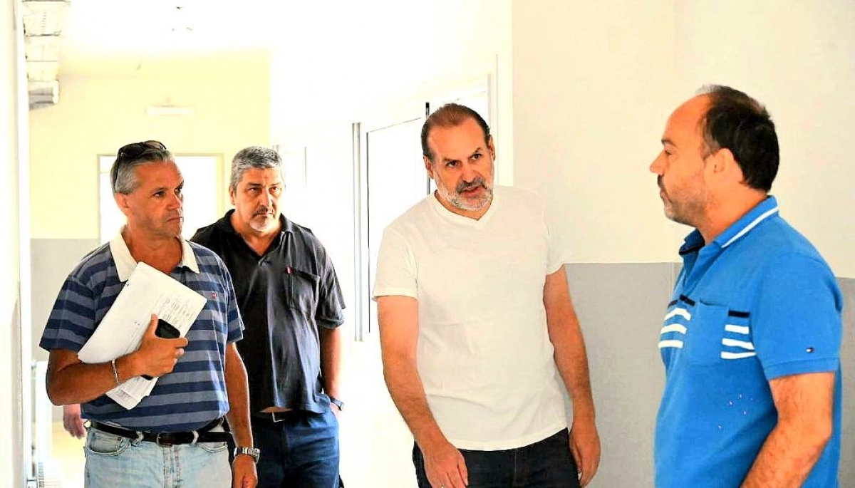 Susbielles recorrió un Centro de Salud de Bahía Blanca financiado con fondos del municipio