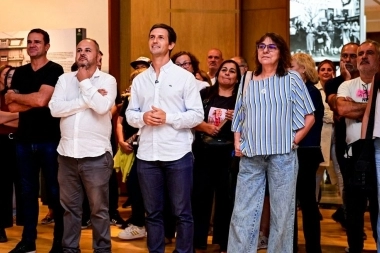 Mantegazza presentó un tributo a la memoria de Perón y Evita en San Vicente