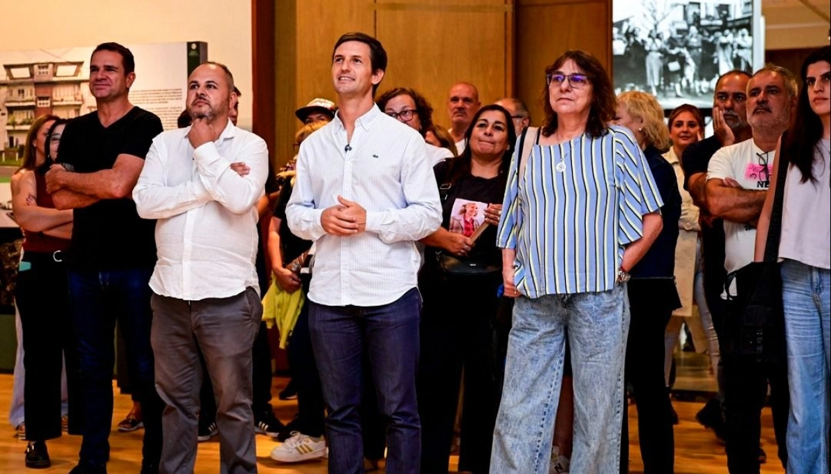 Mantegazza presentó un tributo a la memoria de Perón y Evita en San Vicente