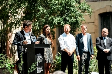 Kicillof, Otermín, Vilar y Katopodis firmaron la implementación de la Reserva Provincial Santa Catalina