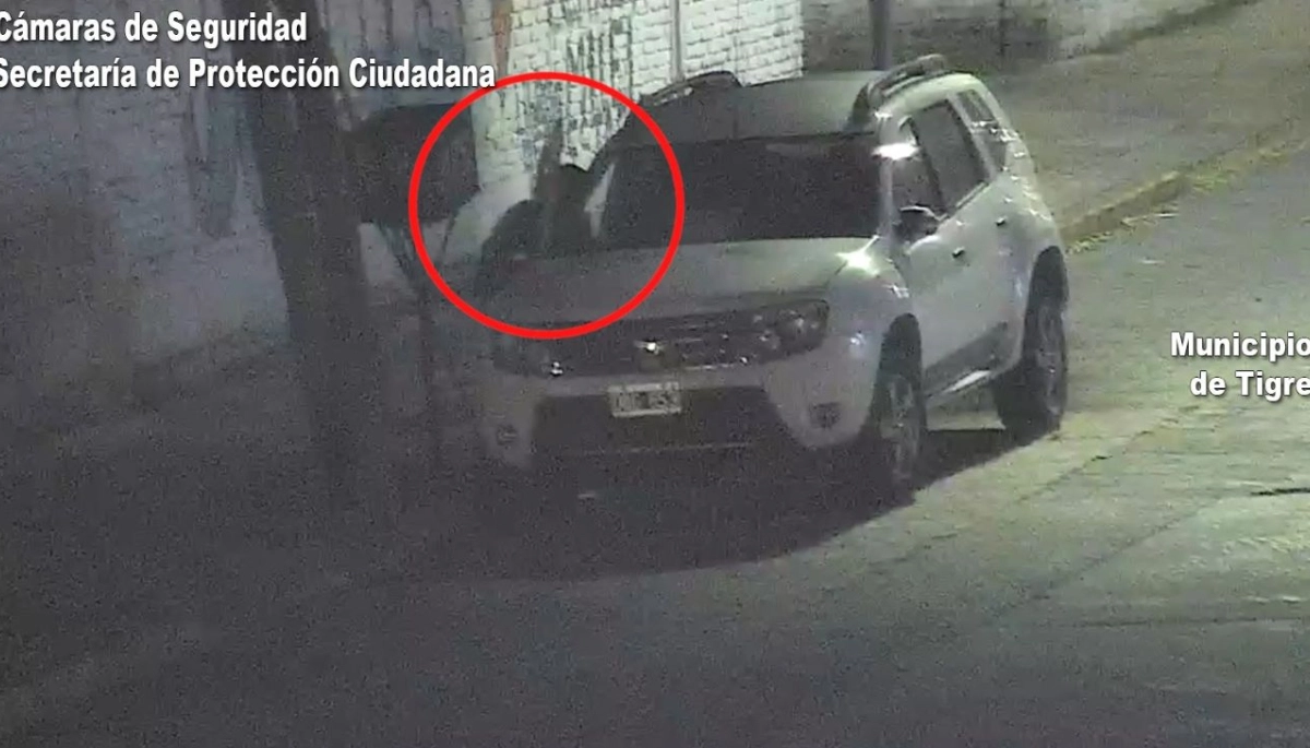 Grabado y detenido: agentes del COT interceptaron a un ladrón de autos en Tigre