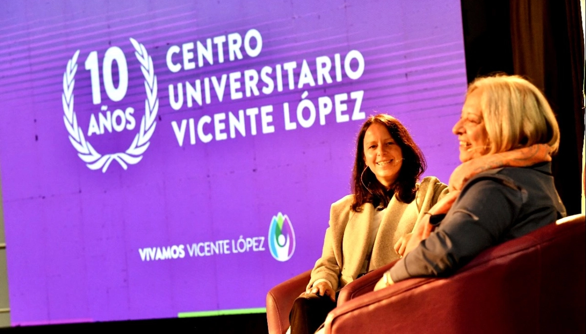 Soledad Martínez encabezó el acto por los 10 años del Centro Universitario de Vicente López