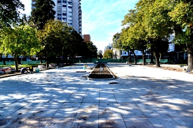 Las obras de reconstrucción de Plaza Italia de La Plata están a un 75 por ciento