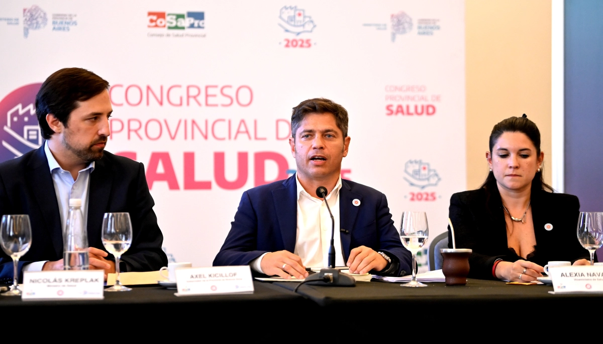 Kicillof en COSAPRO: “El Gobierno nacional cortó fondos para la salud, es criminal”