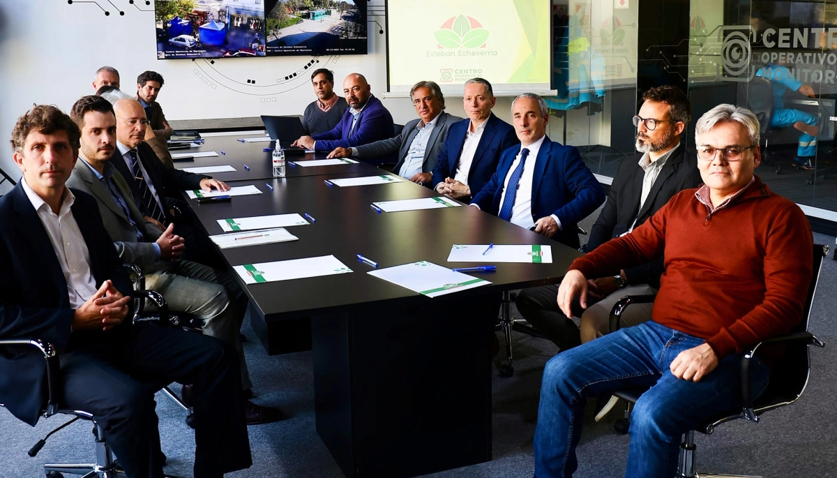 Gray se reunió con funcionarios del ministerio de Seguridad Nacional en el COM de Esteban Echeverría