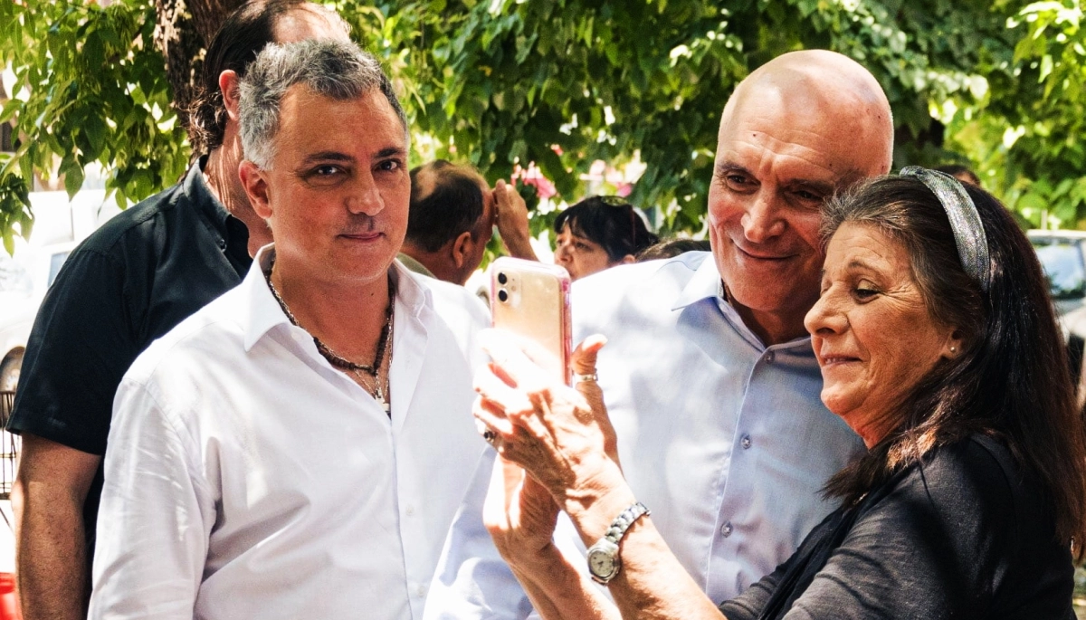 Pareja se mostró junto a Espert y en twitter expusieron la grieta de La Libertad Avanza en la Provincia