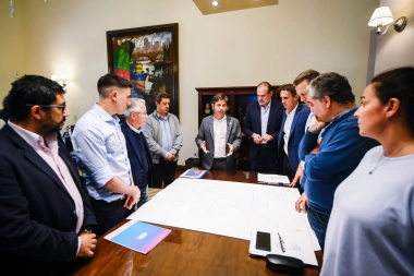 Kicillof anunció obras hídricas para Bahía Blanca: “Estaremos siempre al lado del pueblo bahiense”