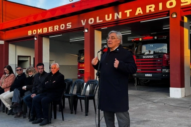 En el marco del Día del Bombero Voluntario, Alegre reconoció su rol en General Villegas