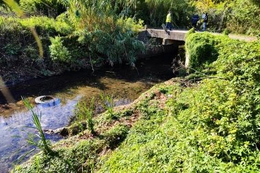 Morón inició una nueva etapa de limpieza y mantenimiento de la Cuenca Céspedes