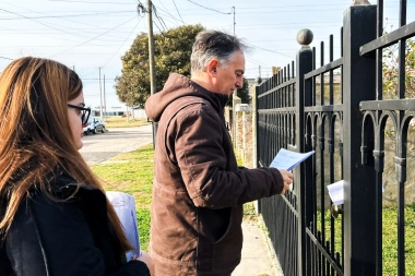 Garate anunció un operativo domiciliario con fines de escrituración social para Tres Arroyos