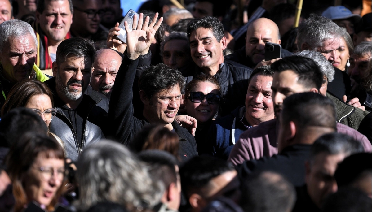 Kicillof habló en la marcha por Cristina: “Esto pasa en la Argentina de Milei, es un golpe de autoritarismo”