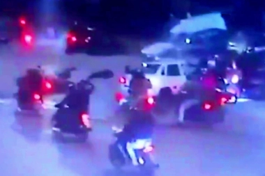 Descontrol en Mar del Plata: una caravana de motos acabó con varios choques y un joven fallecido