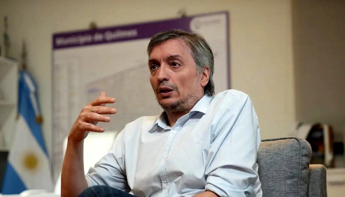 Máximo volvió a cuestionar sobre el desdoblamiento “lo hizo con una gran anticipación” aunque dijo “ya está”