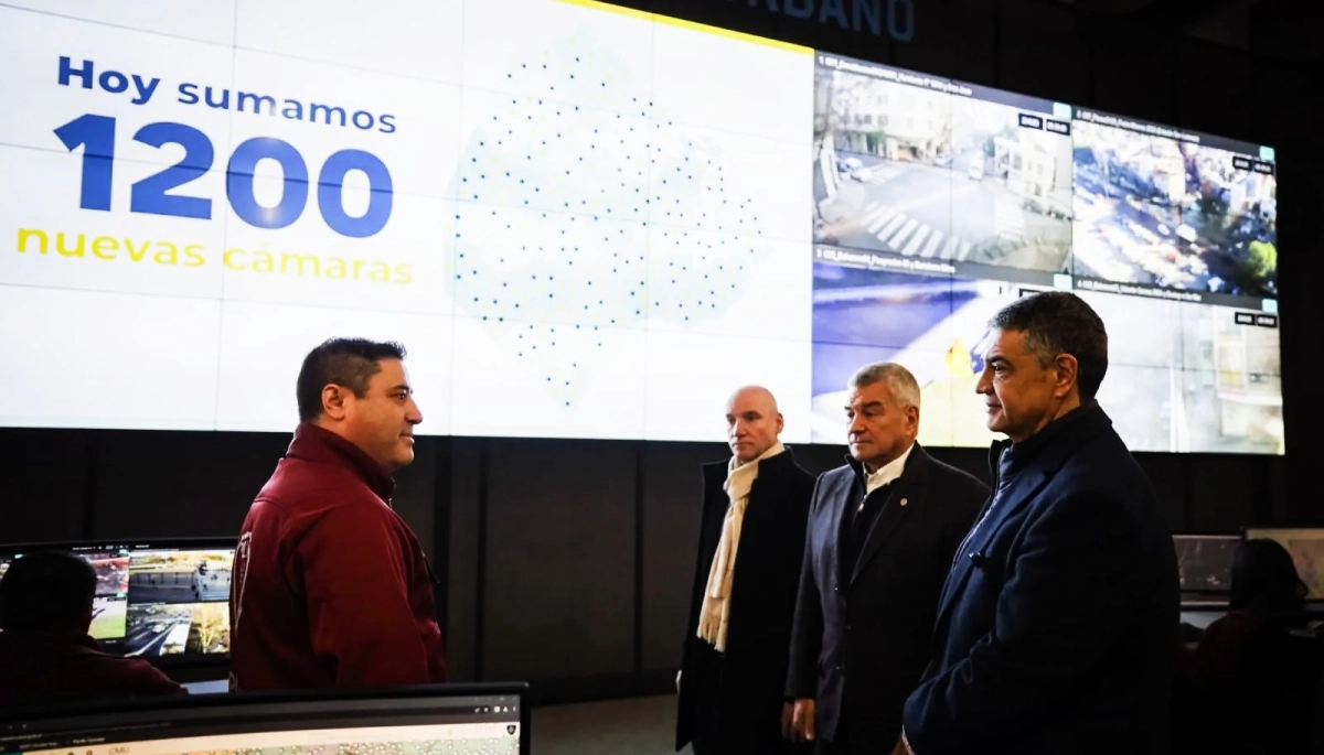 CABA sumó 1.200 cámaras de seguridad en 300 puntos estratégicos de los barrios porteños