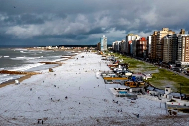 Histórica nevada en Miramar y Mar del Plata: ¿puede nevar en el Conurbano bonaerense y La Plata?
