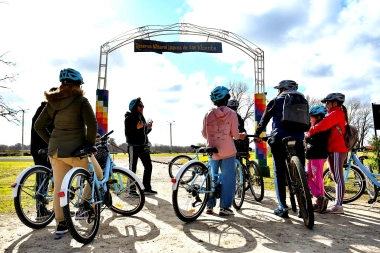 El Municipio de San Vicente lanzó el programa "San Vicente en Bicicleta" con recorridos por circuitos históricos y culturales