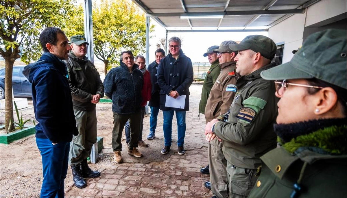 Petrecca reconoció a la Gendarmería por sus operativos y secuestro de drogas en Junín