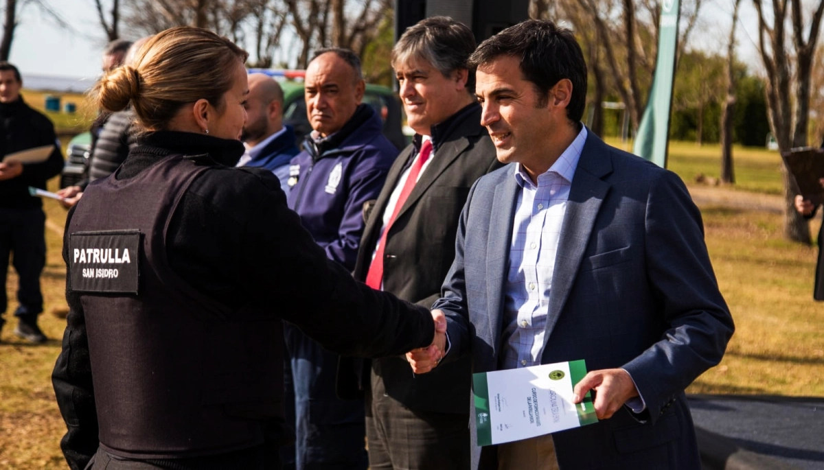 Ramón Lanús avanza en el refuerzo de la seguridad de San Isidro: ingresaron 50 nuevos agentes