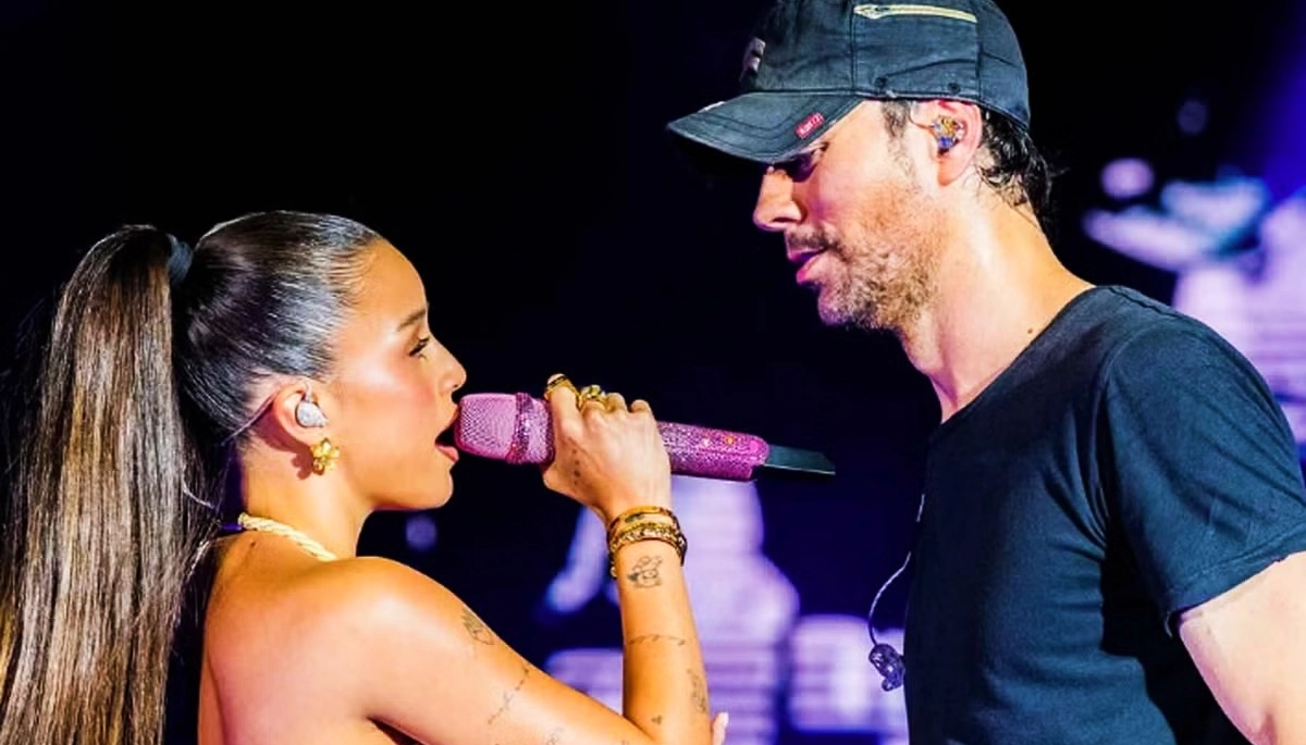 Emilia Mernes habló después del incomodo momento con Enrique Iglesias que se volvió viral