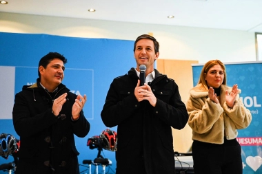 Mantegazza y Marinucci presentaron el programa “Calle ConCiencia” y la campaña “Siempre Casco”