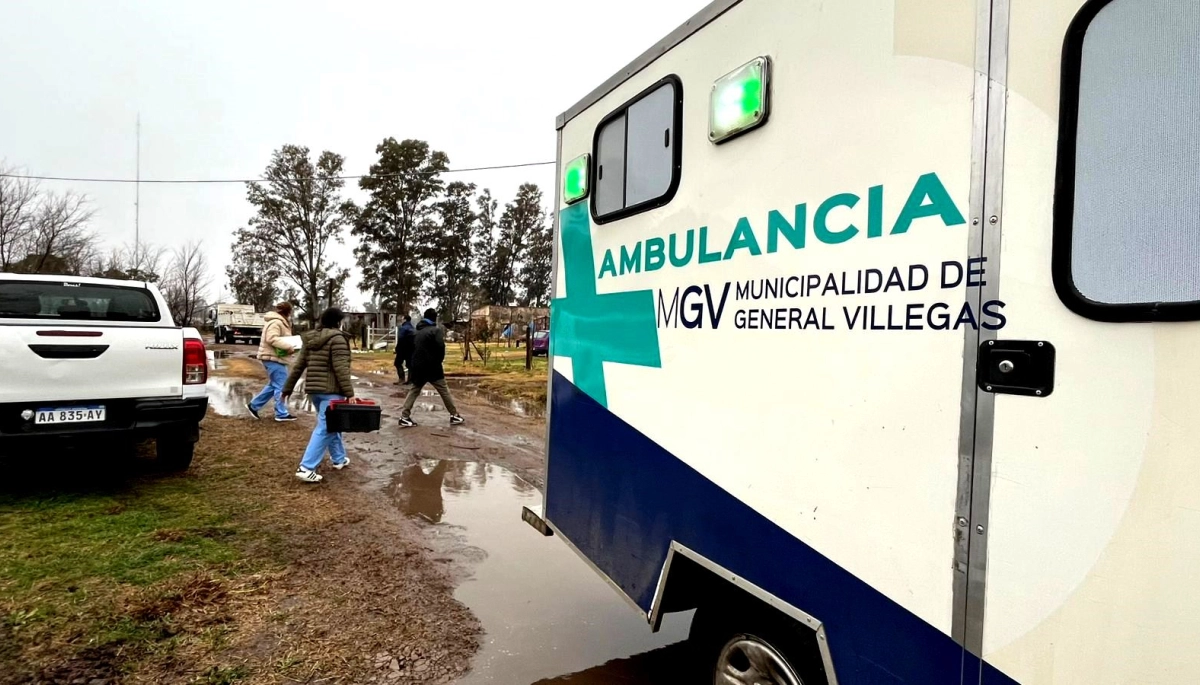 El Municipio de General Villegas asistió a familias de El Chaparral, tras las intensas lluvias