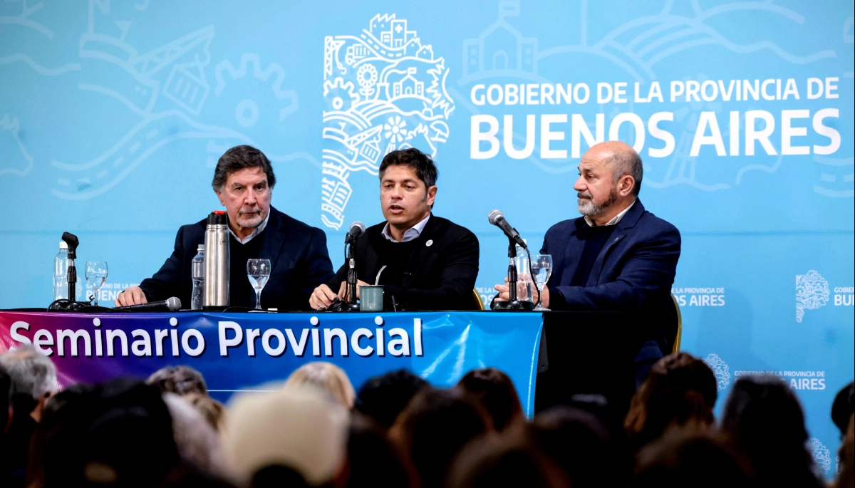 Ensenada: Kicillof presentó un seminario provincial y cruzó a Milei por el “ataque” a la educación