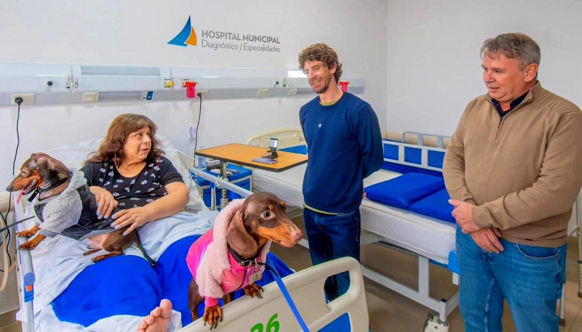 Juan Andreotti lanzó “Patitas de Salud”: con visitas de mascotas para pacientes internados en el Hospital de San Fernando